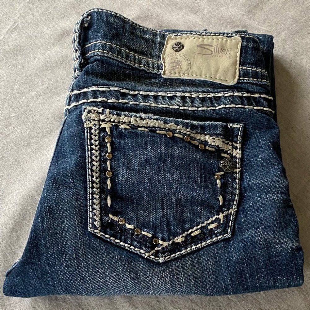 Silver Suki Jeans - Size 27x33
